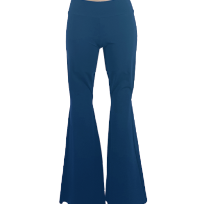 Elephant is the bell-bottom pant made of cobalt lycra . Comfortable pants without zipper, perfect for going to the beach or walking, low waist stretch.