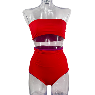 BIKINI RED AN VIOLET